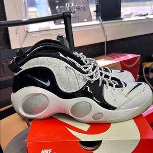 Nike White and Black Athletic Shoes